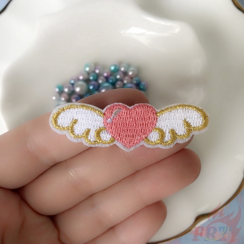 Miếng vải thêu/ủi họa tiết nhân vật Sakura dễ thương để trang trí