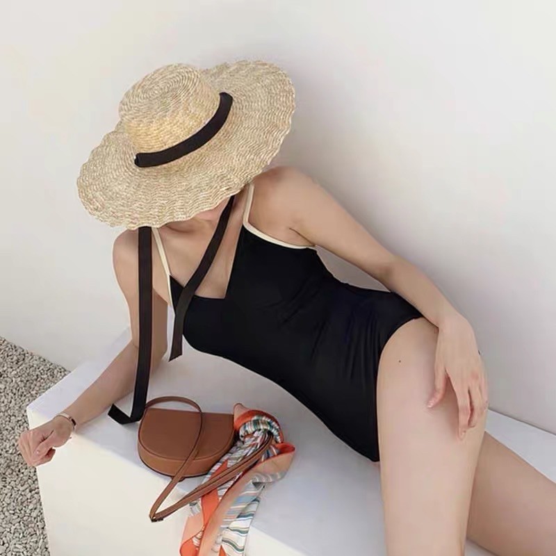 [Mã 44FASHIONSALE350 giảm 10K đơn 50K] Bikini liền thân đi biển Ulzzang Hàn Quốc, Đồ bơi nữ CiCi