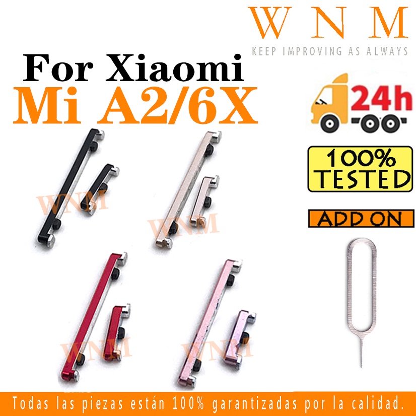 Khung Điện + Nút Bấm Nguồn + Nút Bấm Thay Thế Chuyên Dụng Cho xiaomi mi 6x a2 Mới