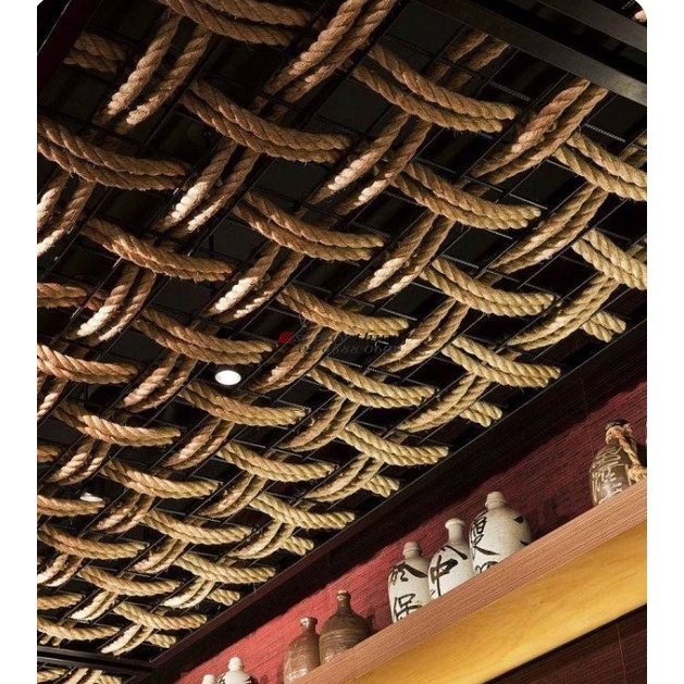 Dây thừng trang trí 16mm, dài 5m, làm handmade, decor, trang trí
