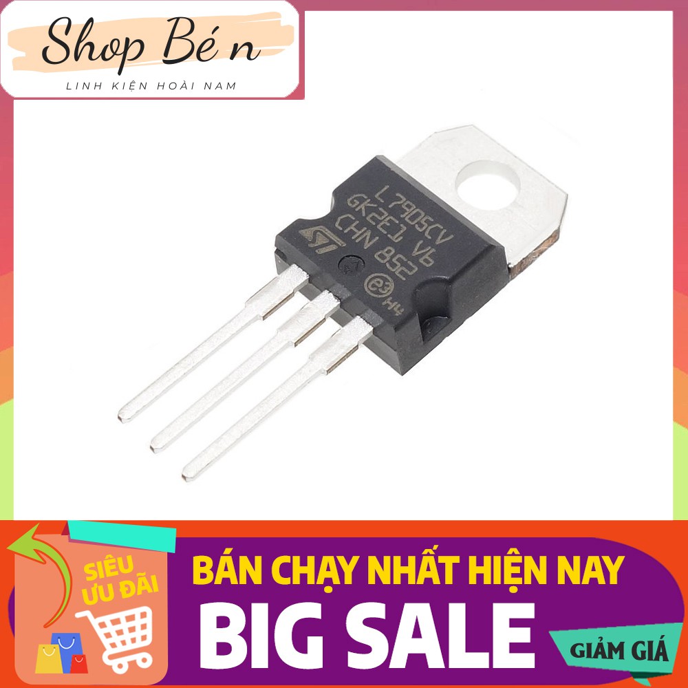 IC Ổn Áp L7905 1.5A TO220 | BigBuy360 - bigbuy360.vn
