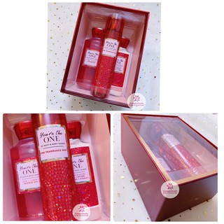 Set quà fullsize Bath and body works Body mist + lotion + gel tắm