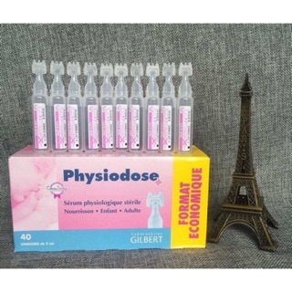 MUA 20 TẶNG 20 ỐNG nước muối sinh lý Pháp rửa mũi, mắt, họng hàng ngày