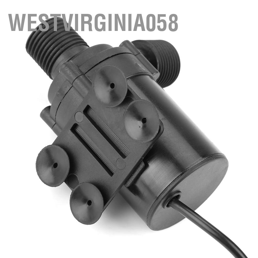Có thể bán buôn Máy bơm nước không chổi than Mini DC cho nóng năng lượng mặt trời 12V -40 ℃ ~ 100 Westvirginia058 Hàng giao ngay