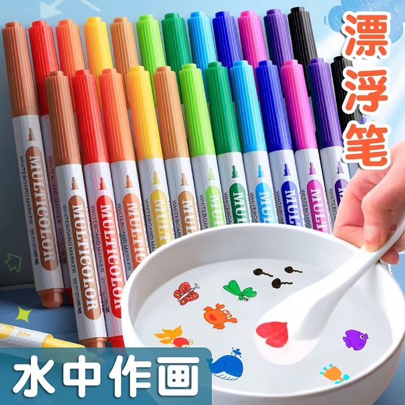 Bút Vẽ Nổi Trên Mặt Nước Không Độc Hại Có Thể Xóa Được Nhiều Màu Sắc Dành Cho Trẻ Em
