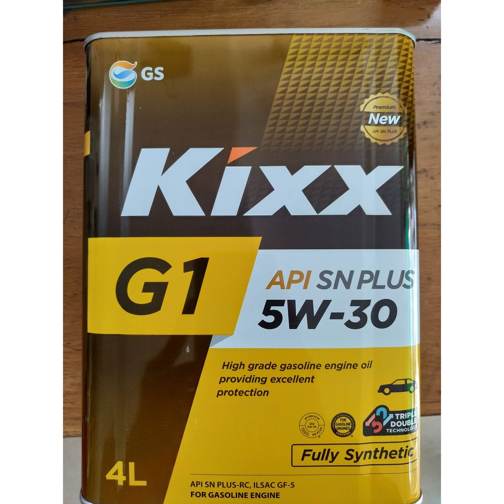 Dầu nhớt ôtô động cơ xăng cao cấp Kixx - G1 API SN 5W30 Plus - 4L