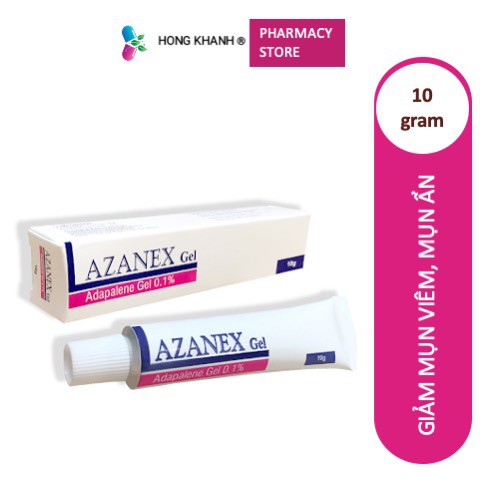 gel Azanex công thức tương tự differin Adapalen tuýp 10g