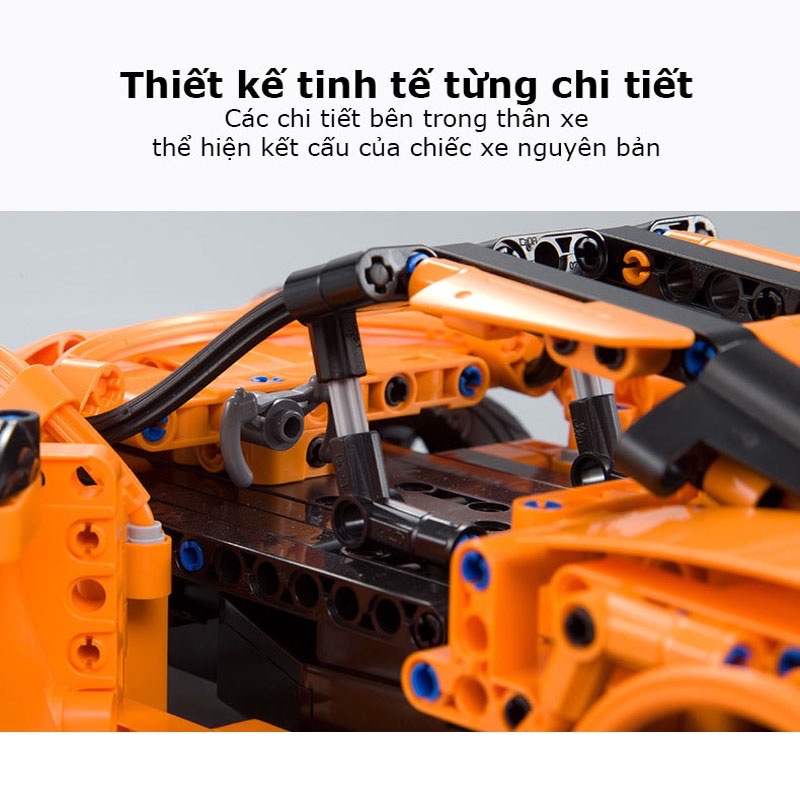 Đồ chơi lắp ráp Legoo siêu xe Porsche 911 có bộ điều khiển từ xa