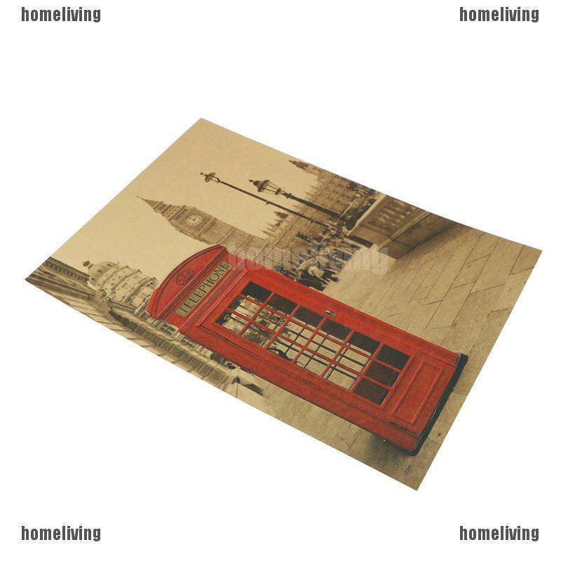 Poster Phong Cảnh Treo Tường Trang Trí Phong Cách retro