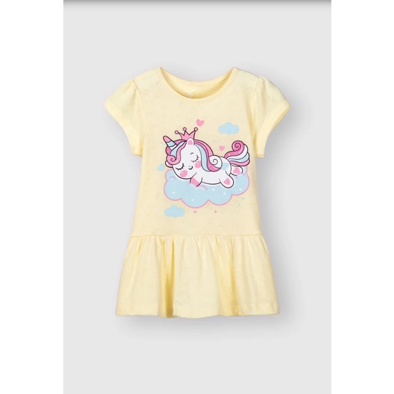Váy bé gái cộc tay Rabiity Unicorn