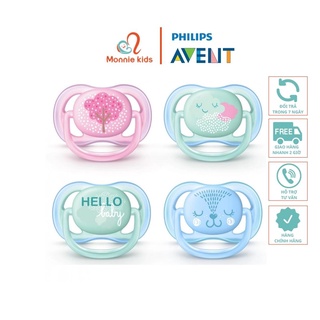 Set ti giả cho bé Philips Avent Ultra Air 0-6m chỉnh nha thông khí - Monnie Kids