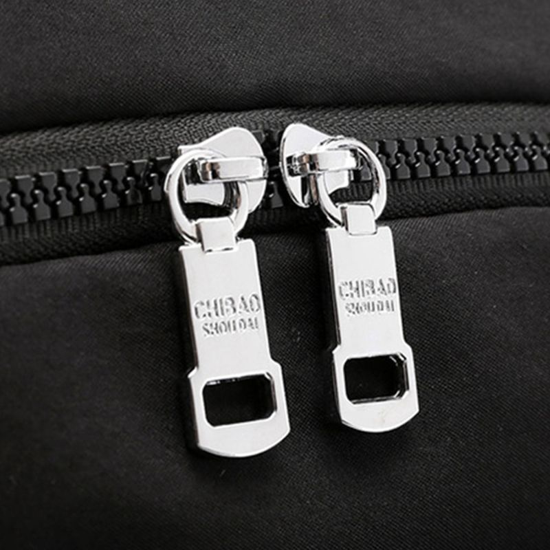 Ba Lô Nylon Thêu Hoa Chống Trộm