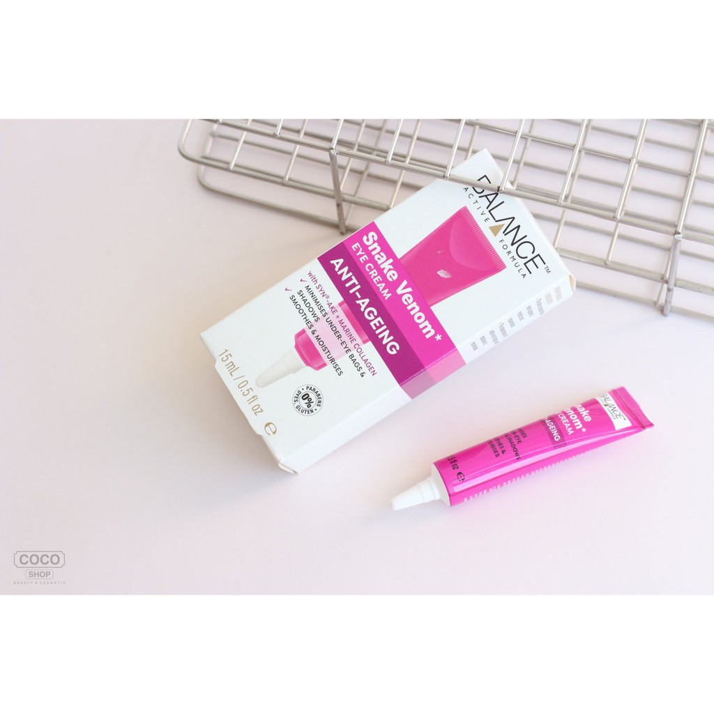 Kem mắt chống lão hóa nọc rắn Balance Active Formula Snake Venom 15ml | BigBuy360 - bigbuy360.vn
