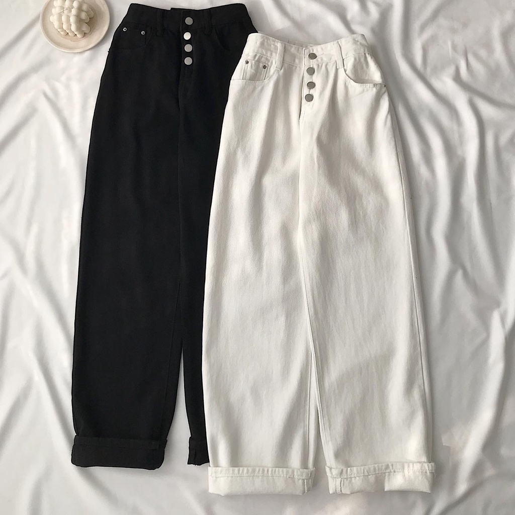 Quần Jean Nữ Dài JEM CLOSET LIO nút trước - 2713