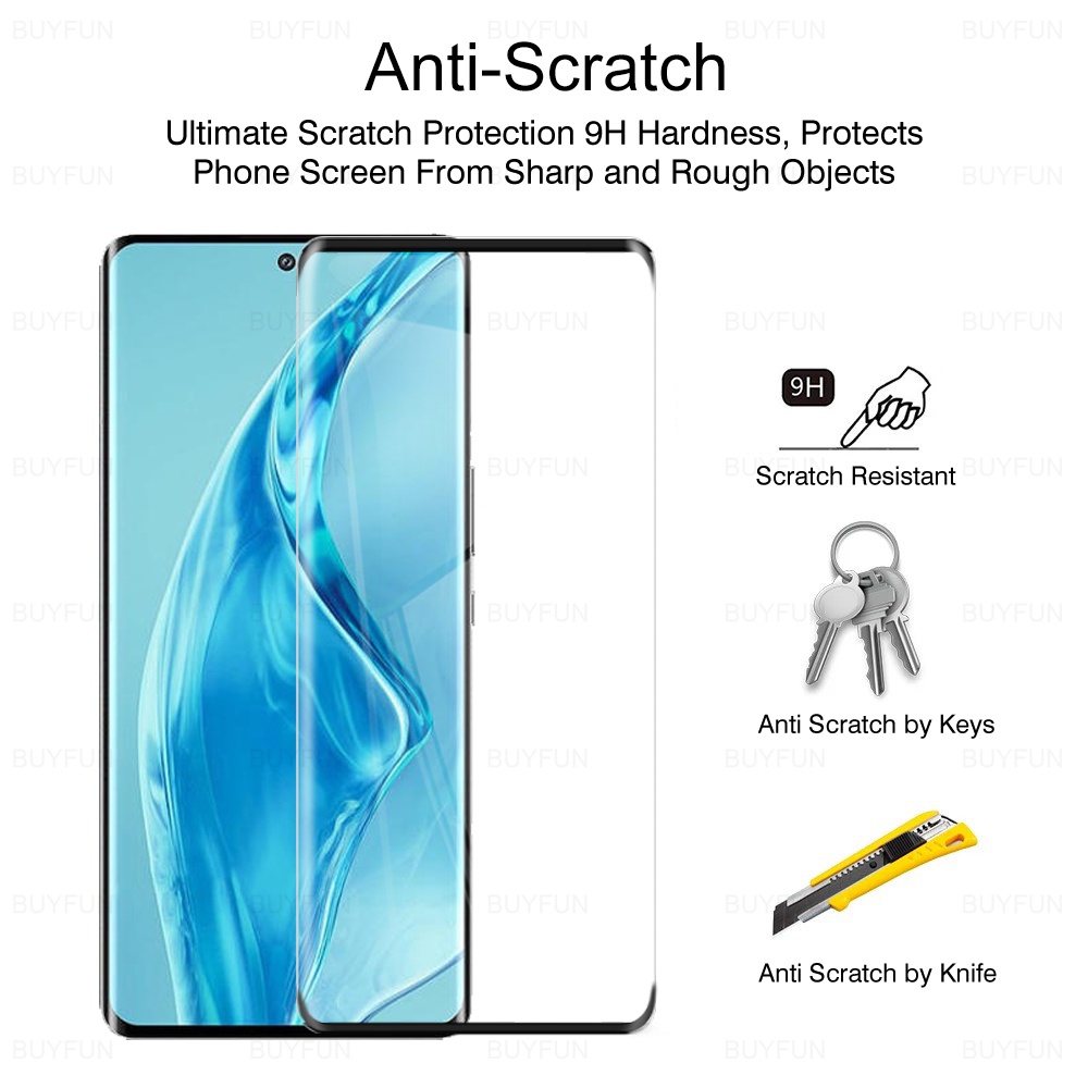 1-3 Kính Cường Lực Cong 3D Bảo Vệ Màn Hình Xiaomi 12S Ultra 6.73inch Xiaomi 12 12X 12S Pro Xiomi Mi 12sUltra