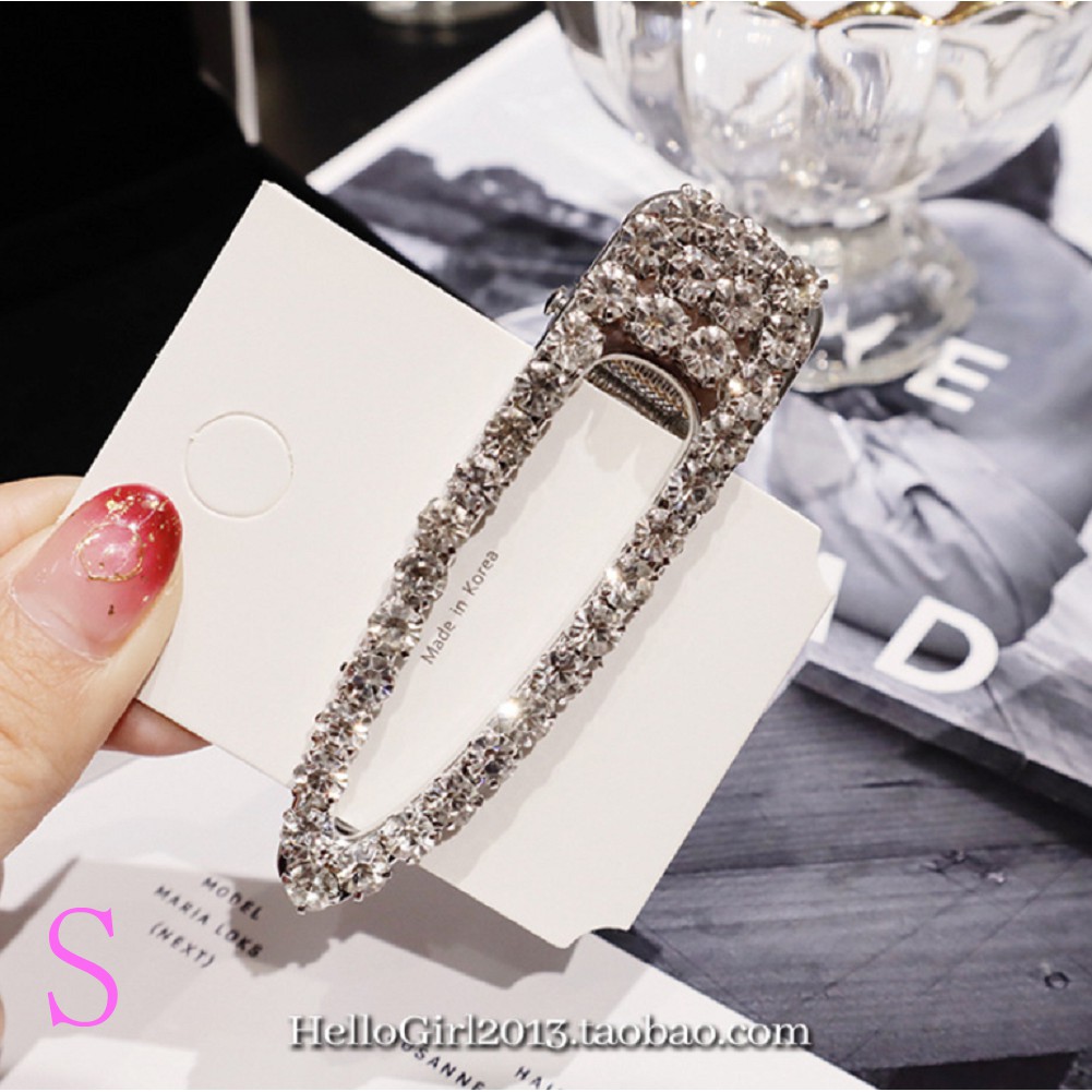 Kẹp tóc đính đá thời trang cho nữ