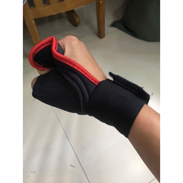 Găng tay thể thao tập Gym  có quấn cổ tay bám cực chắc-BALOHA