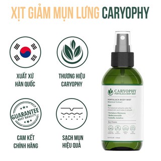 Xịt mụn toàn thân, mụn lưng, ngực cho da nhạy cảm, da dầu và hỗn hợp thiên dầu Caryophy 150ml | BigBuy360 - bigbuy360.vn