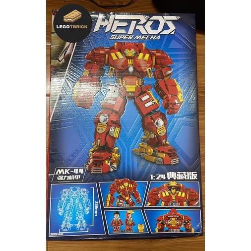 Đồ chơi lắp ráp mô hình thông minh HULK BUSTER - Siêu Robot Người sắt Marvel - Tbrick