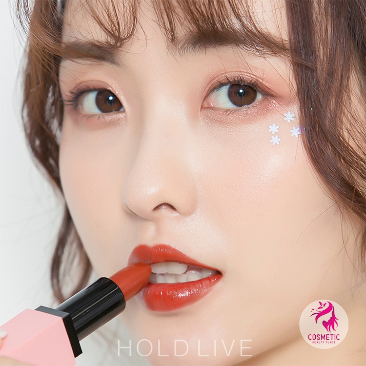 Son Thỏi HOLD LIVE Drill Girl Lipstick Vỏ Hồng Đính Đá P33 | BigBuy360 - bigbuy360.vn