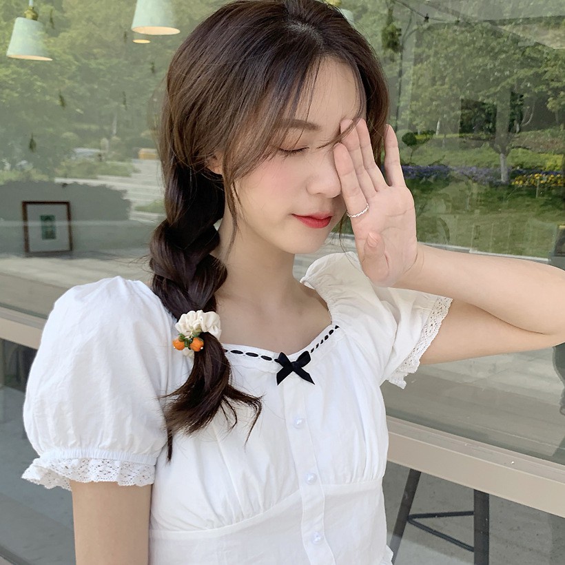 Dây cột tóc hình trái cây phái nữ