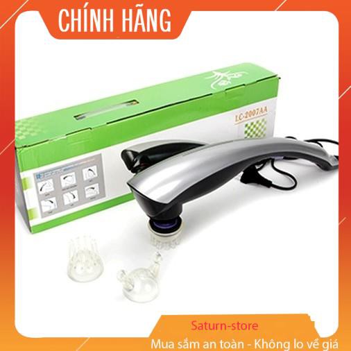 Máy massage toàn thân cá heo Energy King LC 2007AA 3 đầu xóa bóp đấm lưng, giảm đau thư giãn tại nhà (Bảo hành 12 tháng)