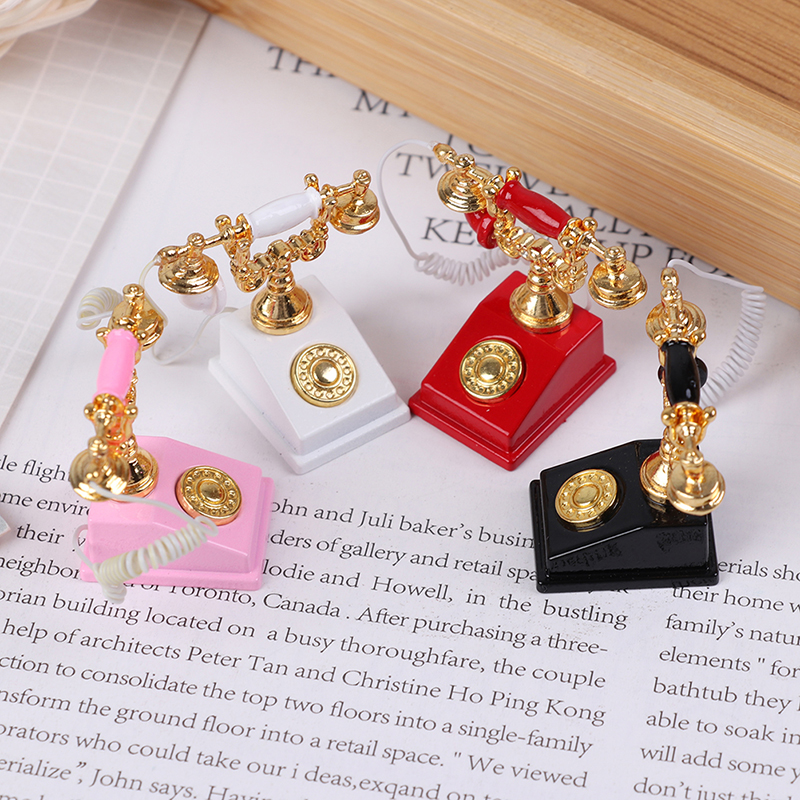 Điện Thoại Xoay 1 Pc 1: 12 Dành Cho Búp Bê