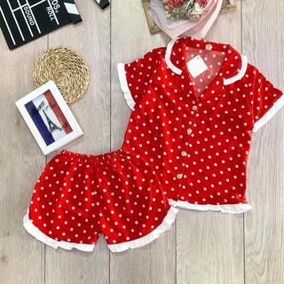 Bộ pijama lụa cho bé gái (18-30kg)
