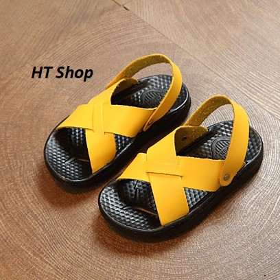 Dép sandal cho bé 1-3 tuổi 3 màu - Đế mềm (Size 21-25)