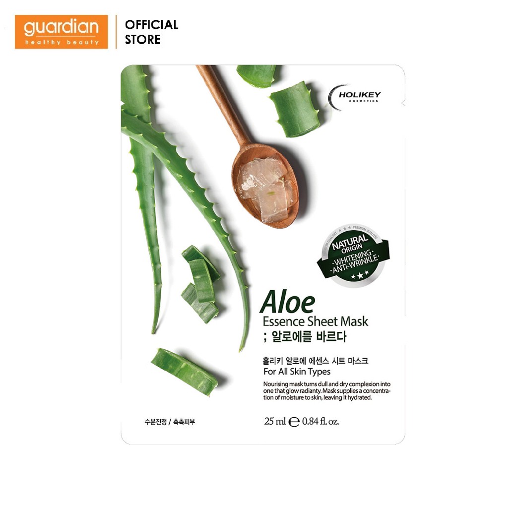 Mặt Nạ Tinh Chất Lô Hội Holikey Aloe Vera Essence Sheet Mask 25ml