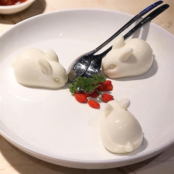 Khuôn Silicone động vật Vĩ Thỏ 6 Thỏ 7.5Cm Con