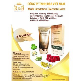 [Hàng chính hàng] Kem nền BB cream Hàn Quốc( mẫu mới)