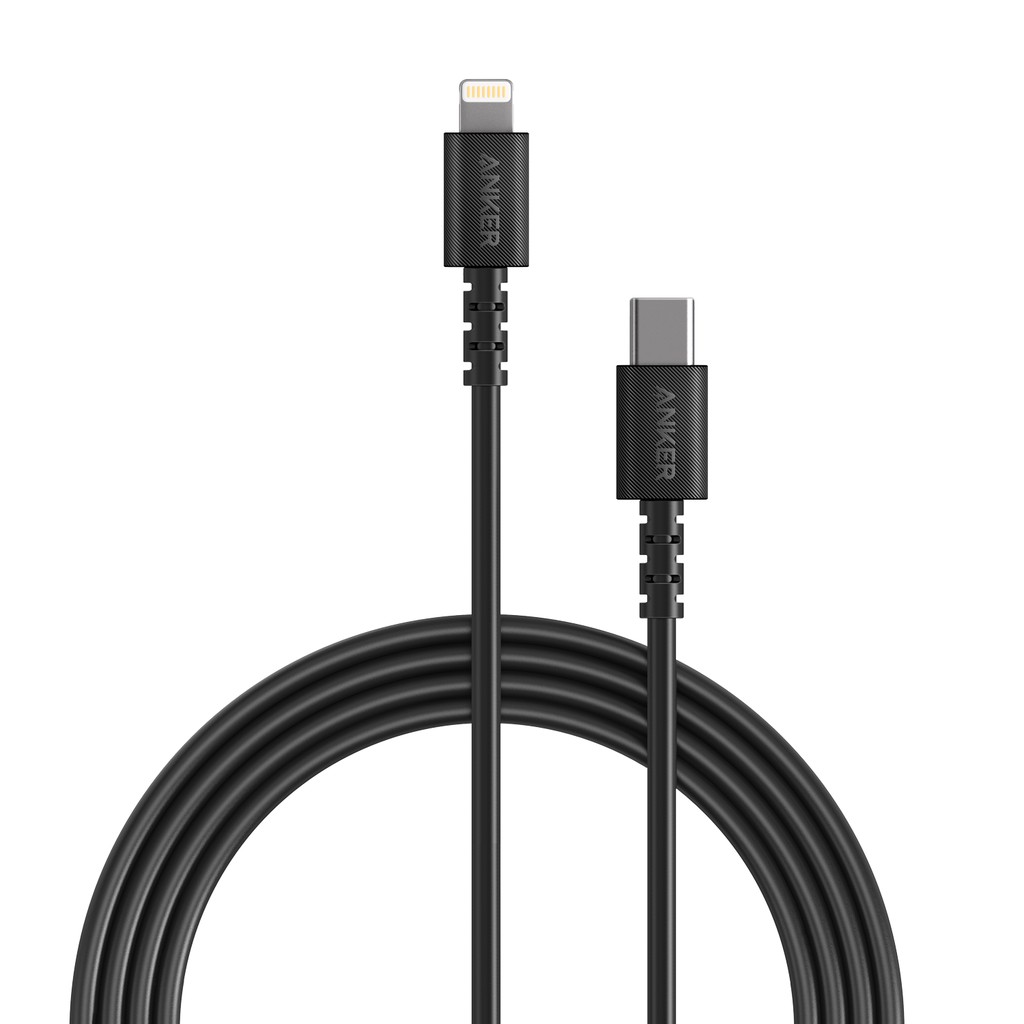 Cáp sạc 3A Powerline USB-C To Lightning 1m/2m ANKER A8612/A8613 BẢO HÀNH 12 THÁNG