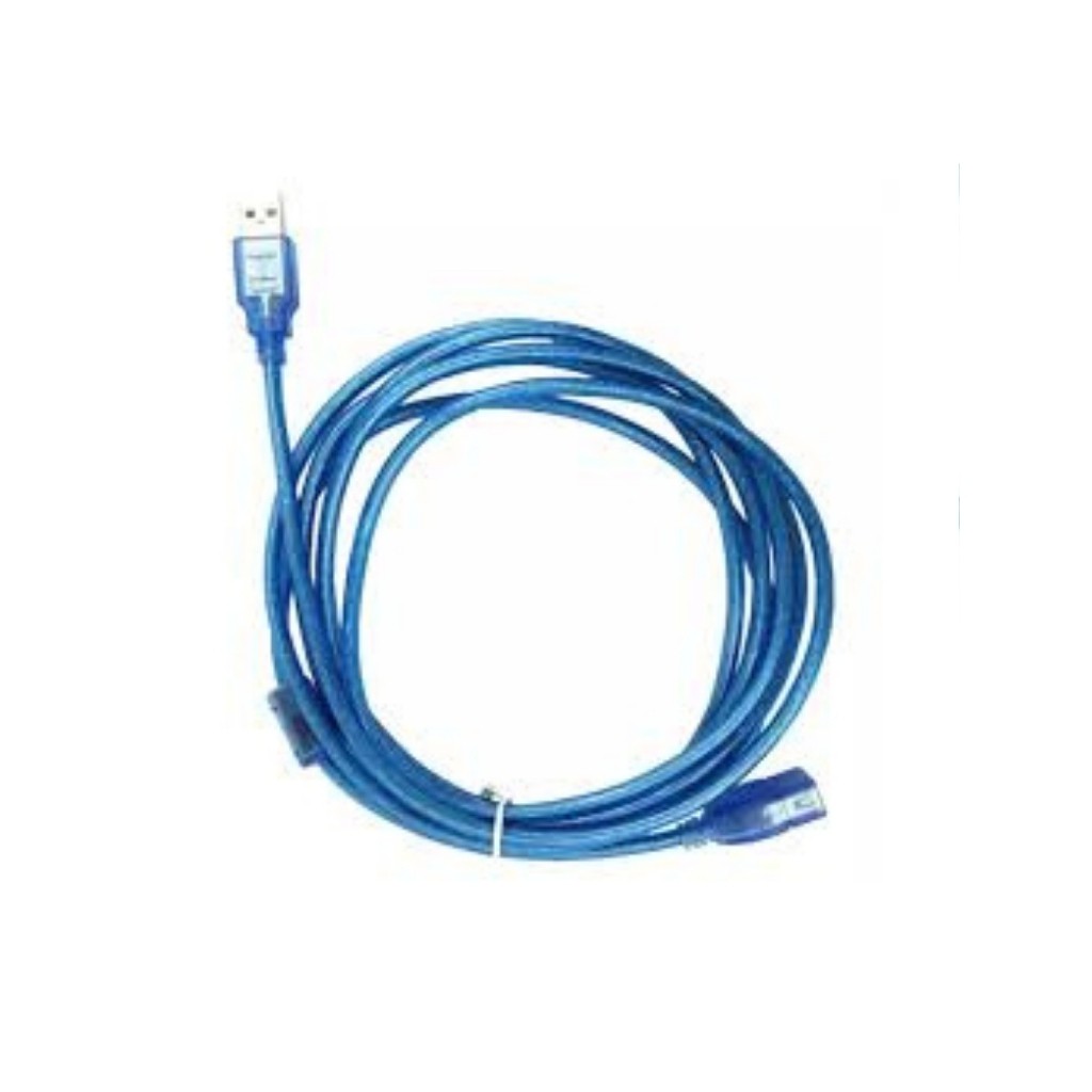 [Freeship] Dây Nối Dài Usb 10m 2.0 Màu Xanh Bọc Chống Nhiễu, Hàng Chất Lượng