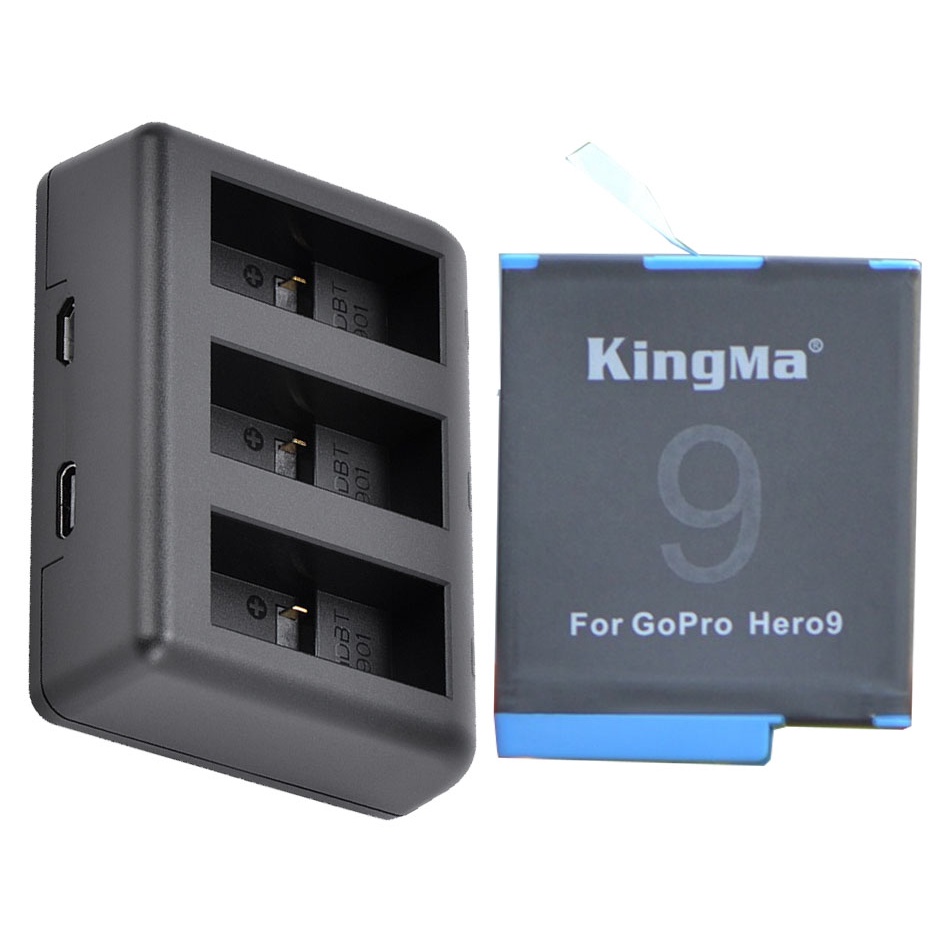 Pin sạc Kingma for GoPro Hero 9 Black, Hero 10 Black BM060-GP9 Kit