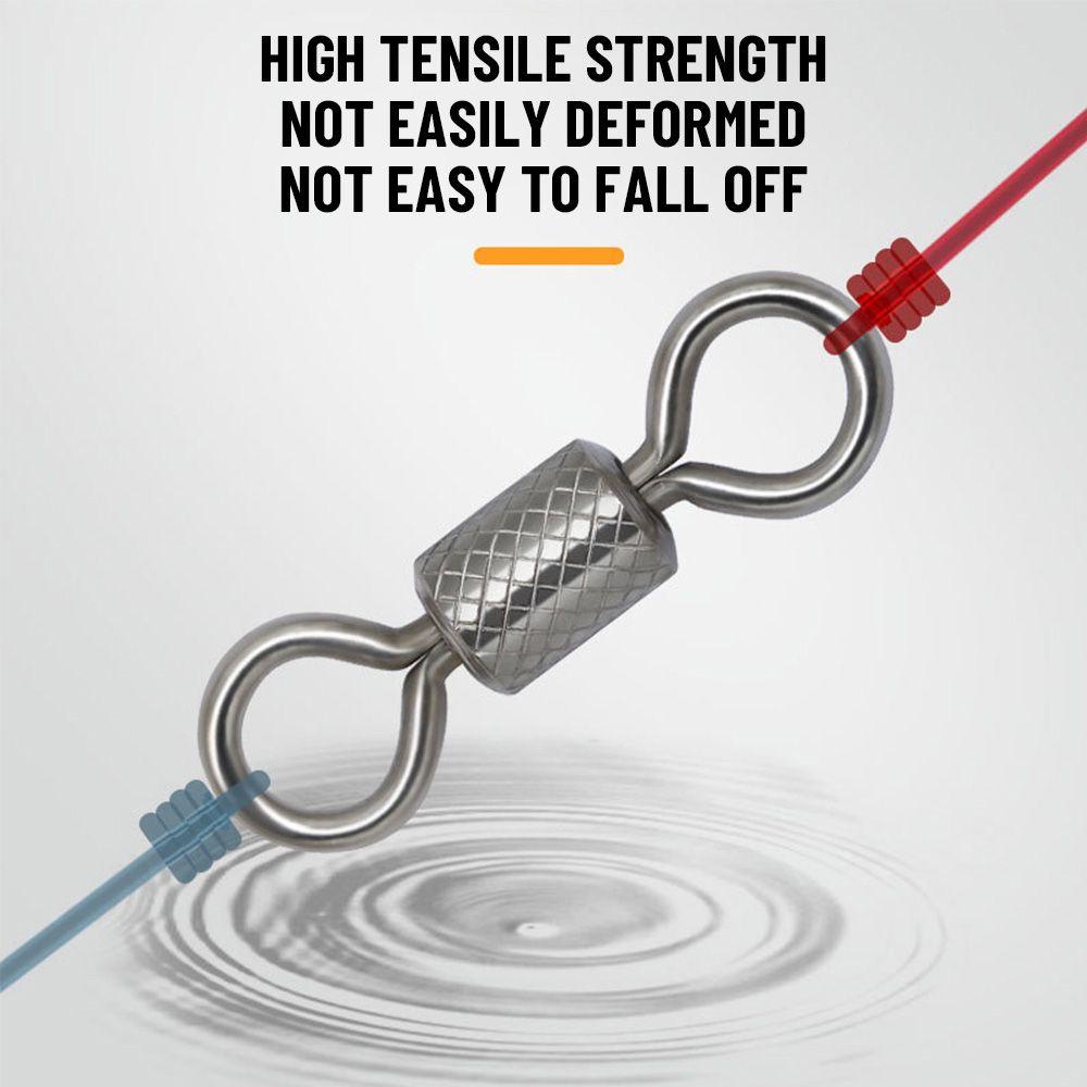 MAG Đầu Nối Xoay Câu Cá Bằng Thép Không Gỉ # 1 # 2 # 3 # 4 # 5 #