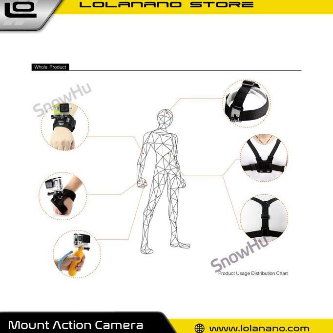 Bộ Phụ Kiện Bảo Vệ Camera Hành Động GoPro Xiaomi Yi | BigBuy360 - bigbuy360.vn