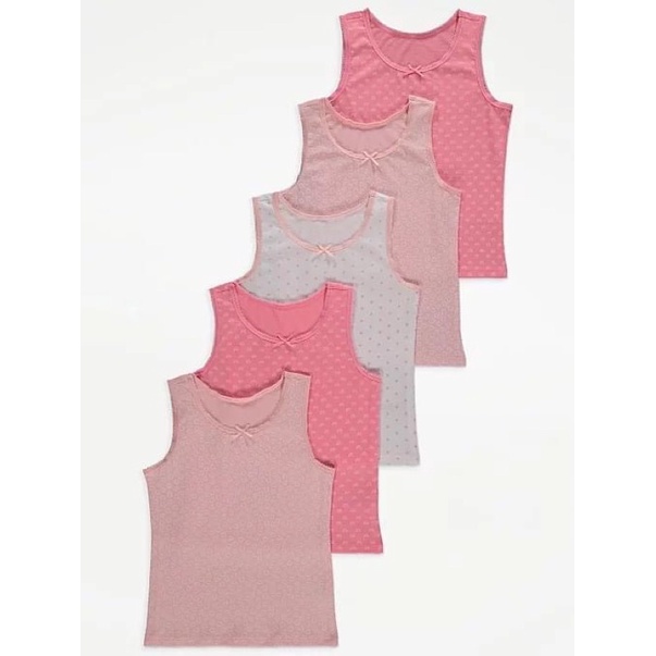 Set 10 quần chip tone hồng bé gái, 100% cotton, hàng Geor.ge UK săn SALE