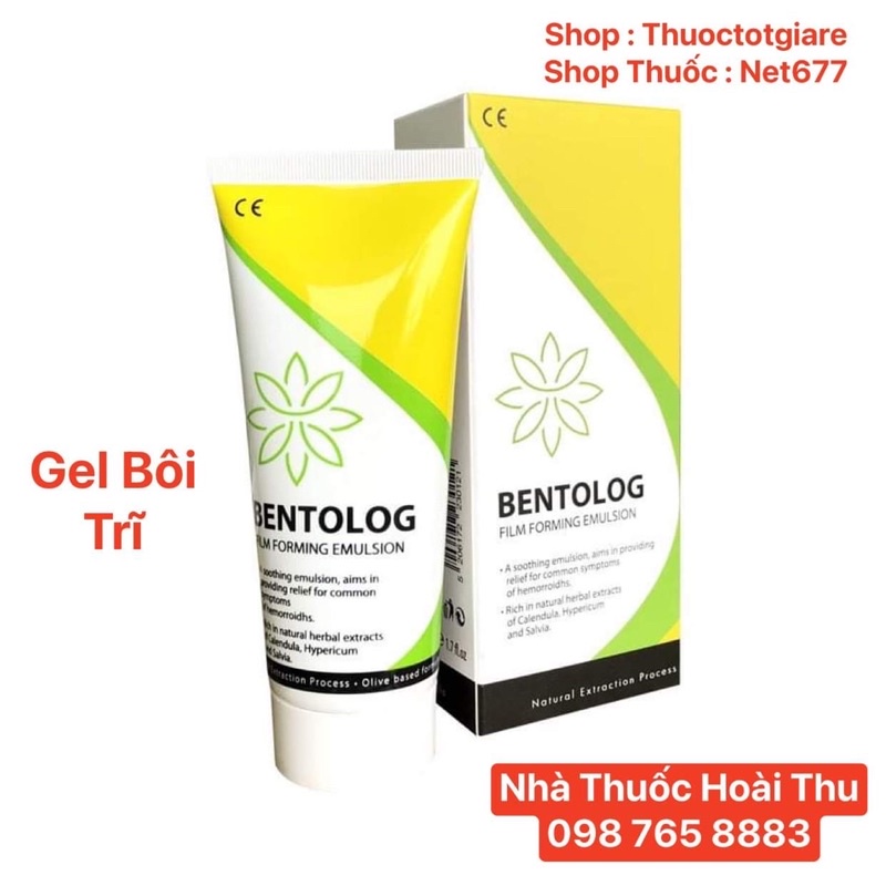 Gel Bôi Trĩ BENTOLOG film forming emulsion - Typ 50 ml