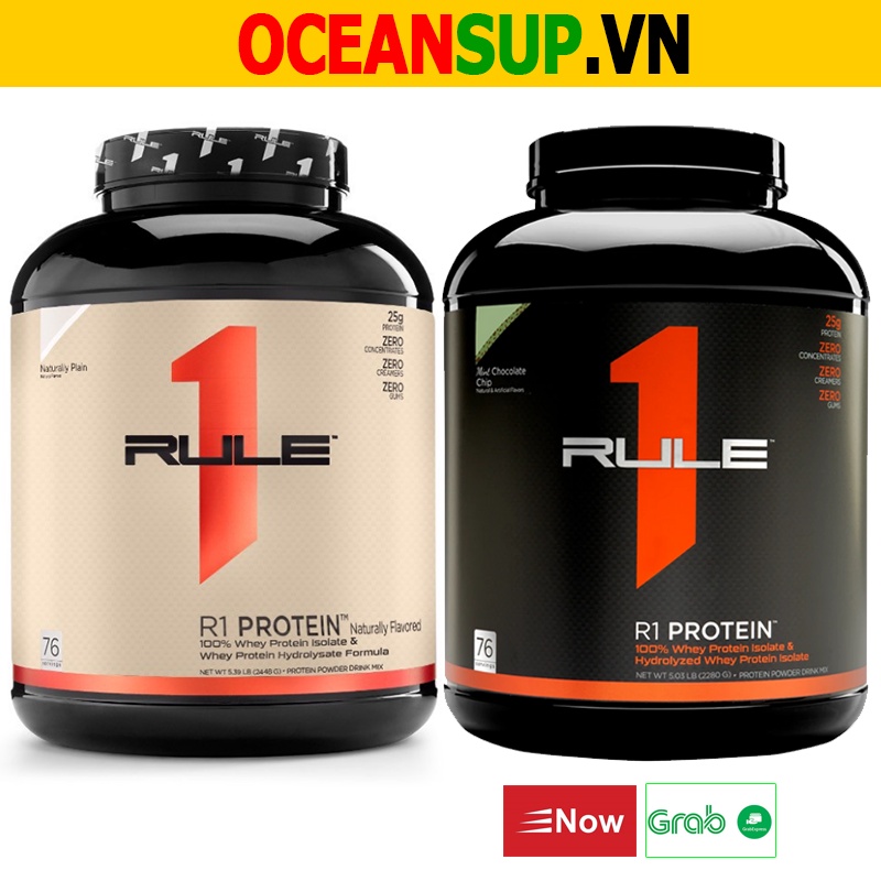 Rule 1 protein 100% whey isolate và hydrolyzed hấp thu nhanh - ảnh sản phẩm 1