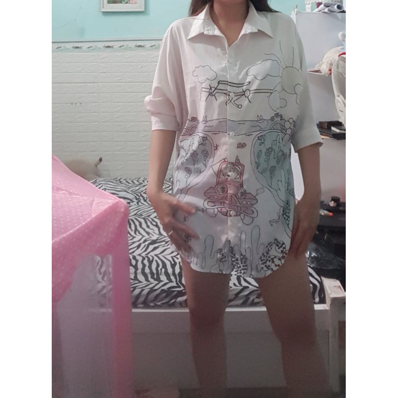 Thanh lý áo sơmi  nữ dưới 60kg