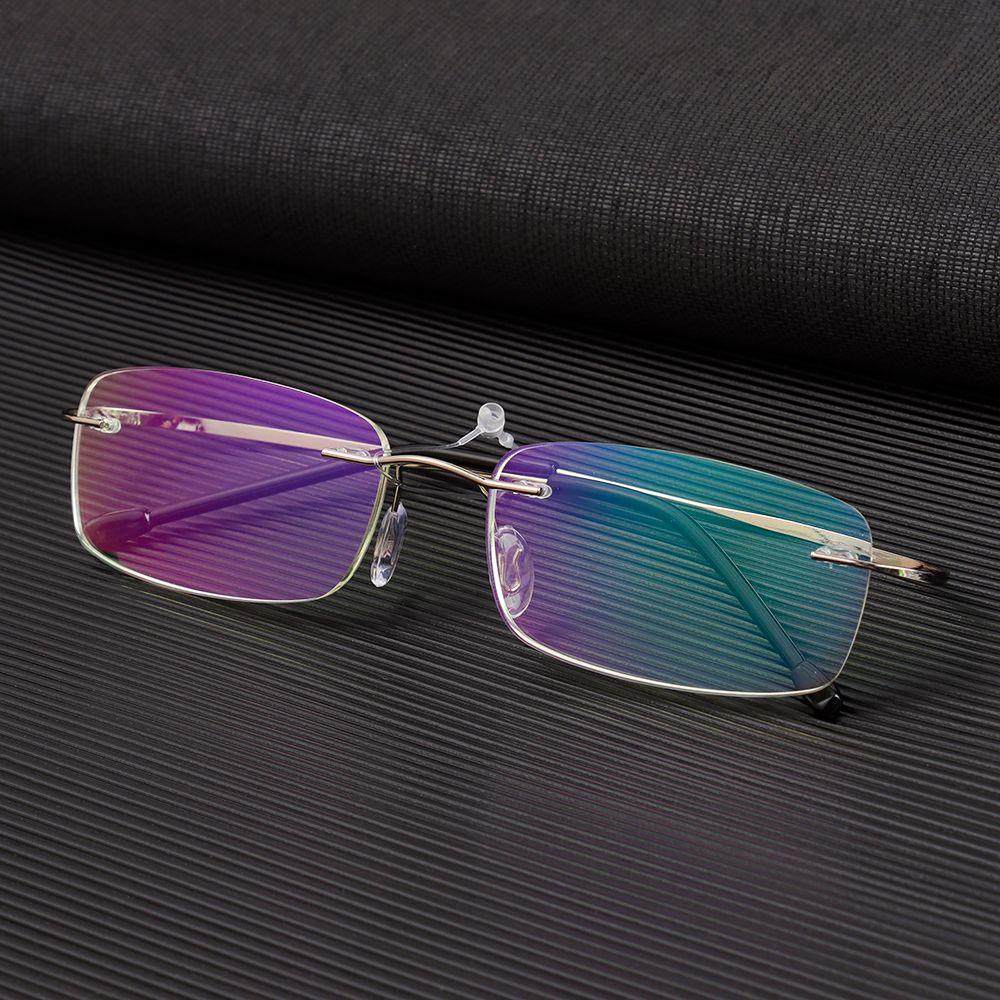 JUNE Kính Đọc Sách Gọng Kim Loại Siêu Nhẹ + 1.0~4.0