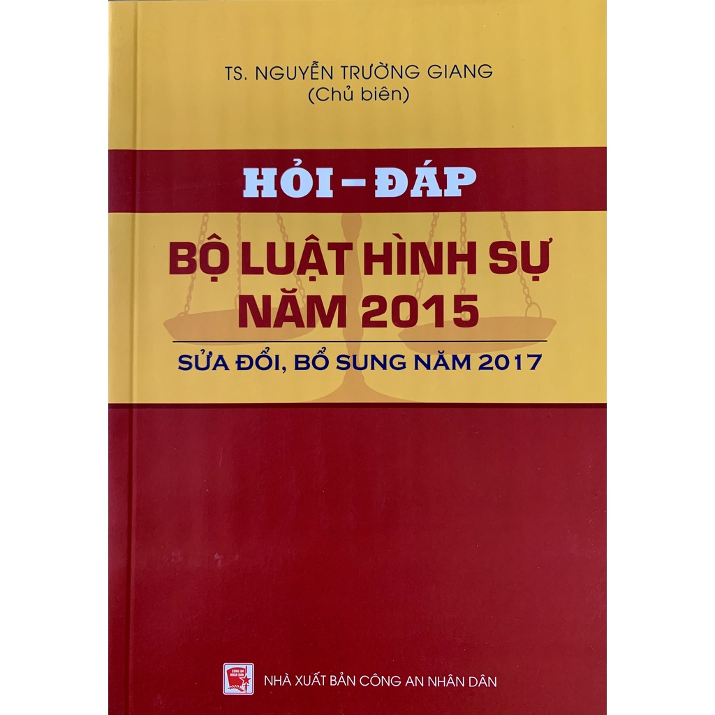 Sách Hỏi-Đáp Bộ Luật Hình Sự Năm 2015, Sửa Đổi Bổ Sung Năm 2017