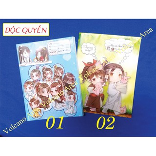 Bìa bao tập Ma Đạo Tổ Sư - 2 mẫu - Bọc vở Anime, Manga, Manhua, Game