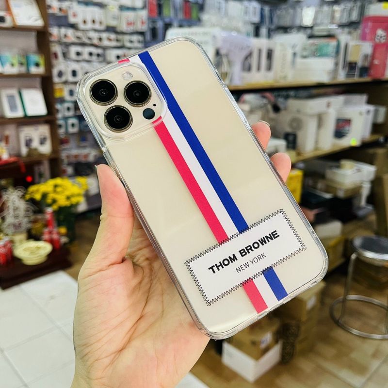 Ốp lưng LikGus Thom Browne iPhone13 Pro Max, 13 pro,13 12 Pro Max, 11, 11 Pro Max, XS Max, ipx/xs.