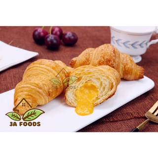 Bánh Lạnh Sừng Bò Kim Sa Trứng Chảy Đài Loan, Mềm, Xốp, Thơm Ngon Đặc Biệt