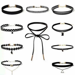 Combo 12 vòng choker nữ cá tính và thời trang