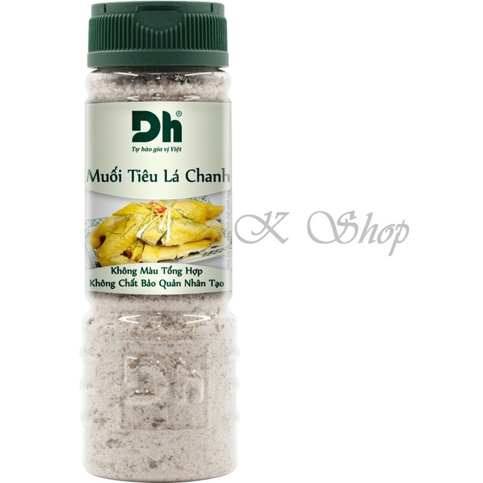 MUỐI TIÊU LÁ CHANH DH chai 120g