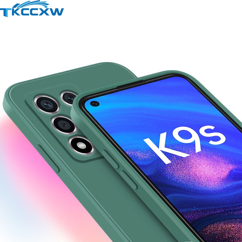 Ốp điện thoại viền silicon dẻo khung vuông sang trọng cho Realme 8i C25Y C21Y Q3T Q3S Narzo 30