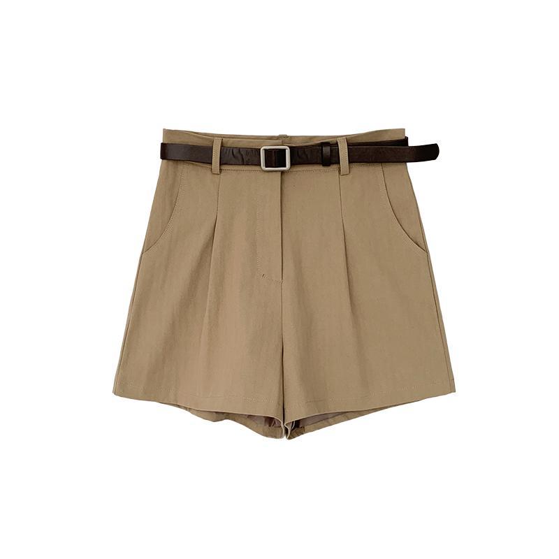 Quần Short Ống Rộng Lưng Cao Thời Trang Xuân Hè 2021 Cho Phái Nữ